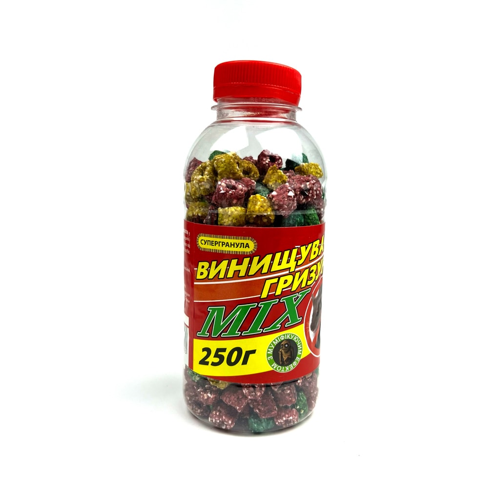 Винищувач гризунів MIX Супергранула 250 г