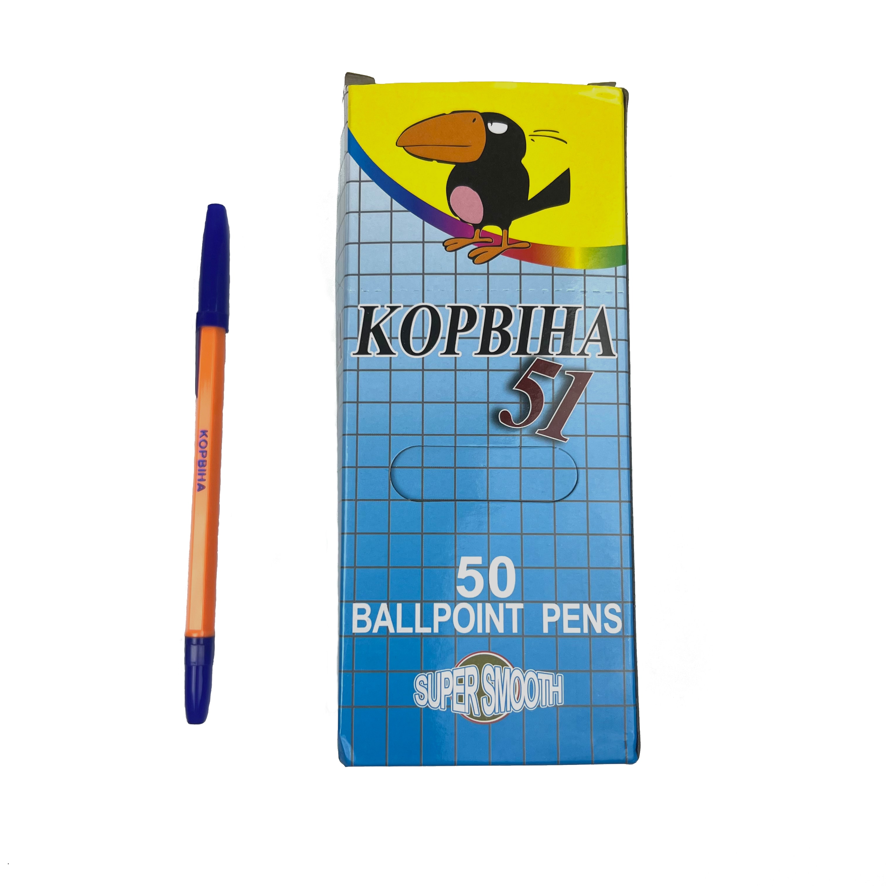 Ручка кулькова Corvina синя