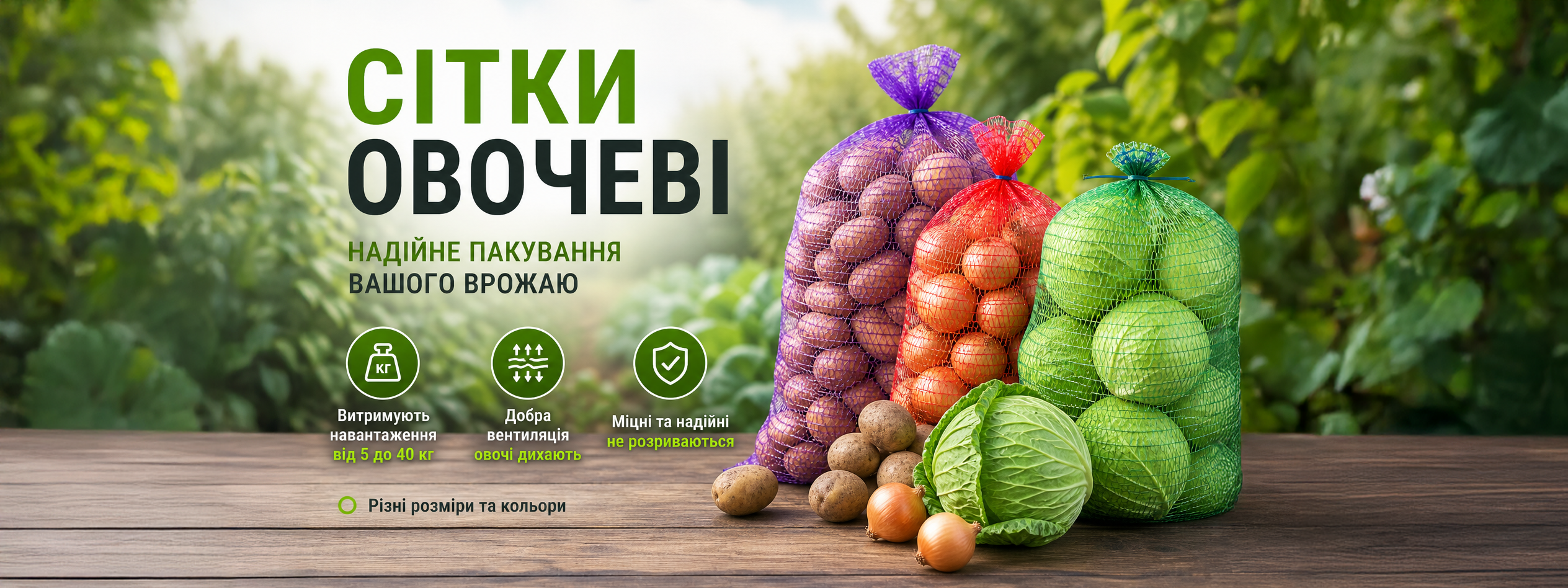 Сітки овочеві 